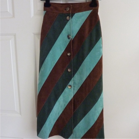 NWT Miu Miu Multicolor Striped Maxi Skirt - Picture 7 of 8